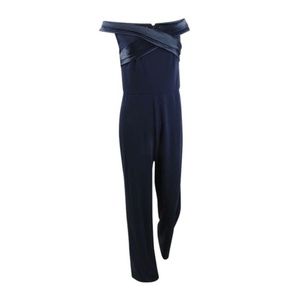 Size 6-Navy blue jumpsuit by Ralph Lauren- NEVER WORN